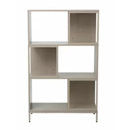 Raft Carti Lund A, 70x30x113 CM, Metal/Pal Melaminat, Taupe