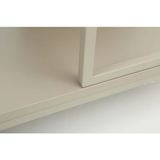 Raft Carti Lund B, 70x30x180 CM Metal/Pal Melaminat, Taupe picture - 3