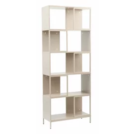 Raft Carti Lund B, 70x30x180 CM Metal/Pal Melaminat, Taupe