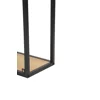 Raft De Perete Pentru Carti si Decoratiuni Arcana 400575, 75x20x91 h cm, Metal/Pal Melaminat, Negru/Stejar picture - 5