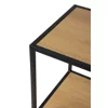 Raft Pentru Carti si Decoratiuni Arcana 3, 37x35x85 h cm, Metal/Pal Melaminat, Negru/Stejar picture - 4