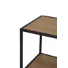 Raft Pentru Carti si Decoratiuni Arcana 400875, 77x35x114 h cm, Metal/Pal Melaminat, Negru/Stejar picture - 6
