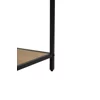 Raft Pentru Carti si Decoratiuni Arcana 400875, 77x35x114 h cm, Metal/Pal Melaminat, Negru/Stejar picture - 7