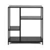Raft Pentru Carti si Decoratiuni Arcana 400980, 80x30x86 h cm, Metal/Pal Melaminat, Negru picture - 3