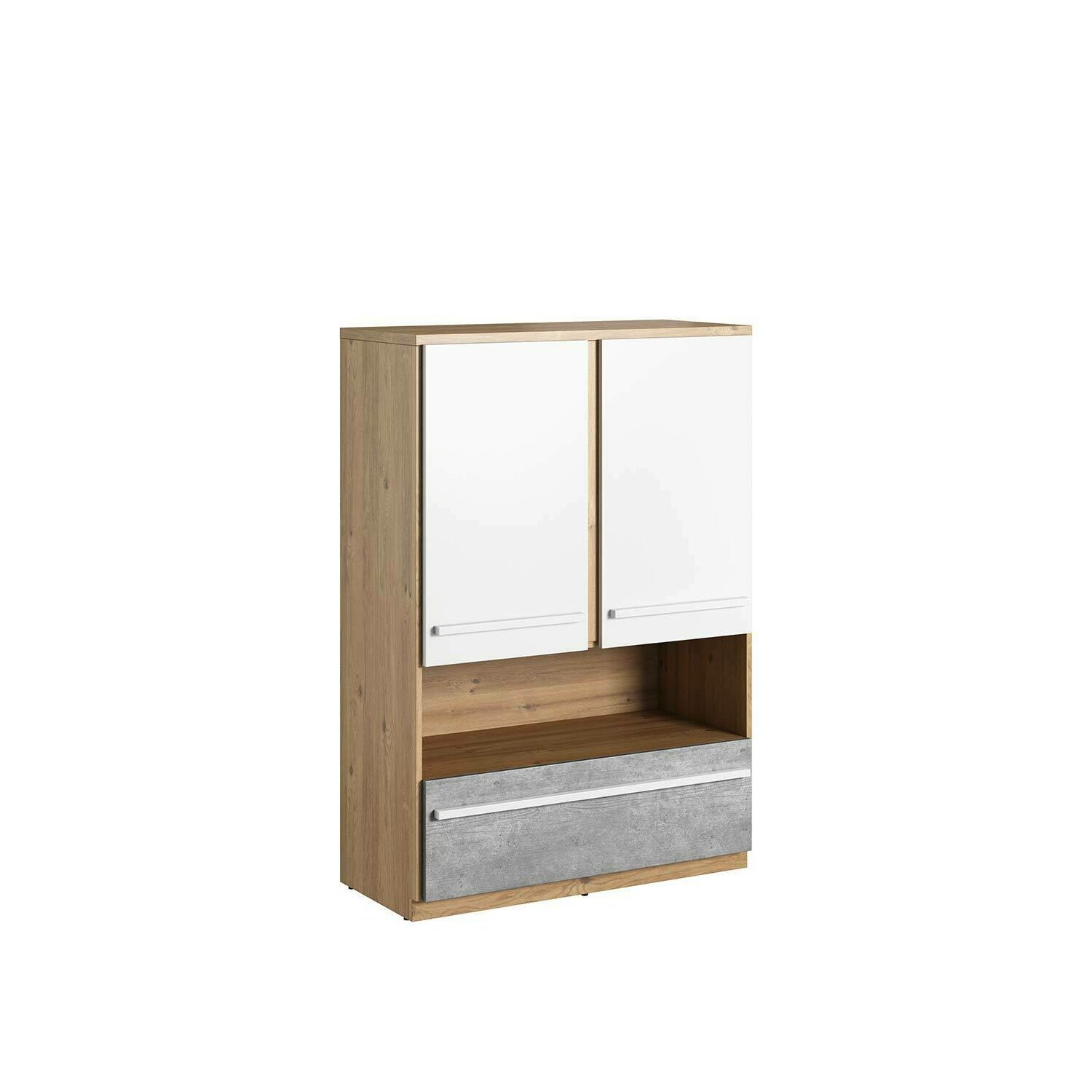 Regal cu 2 usi si sertar plano pn04