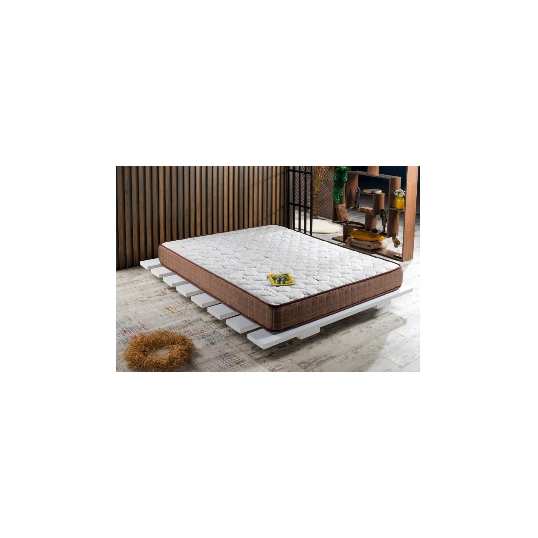 Saltea cu arcuri bamboo life 180x200 cm