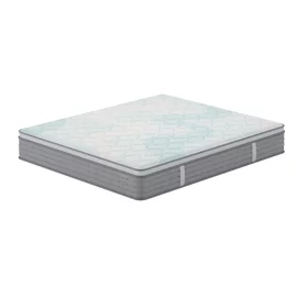 Saltea Dacron, 7 Zone cu Arcuri Impachetate Individual + Spuma Memory, 160X200 CM, Grosime 28 Cm