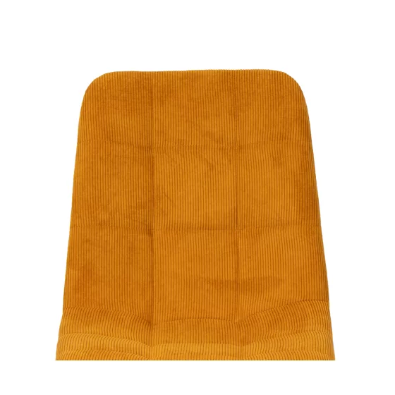 Scaun Aria, 45x54x87 cm, Metal/Stofa Raita, Curry picture - 5