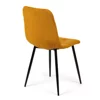 Scaun Aria, 45x54x87 cm, Metal/Stofa Raita, Curry picture - 3