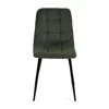 Scaun Aria, 45x54x87 cm, Metal/Stofa Raita, Verde Olive picture - 2