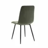 Scaun Aria, 45x54x87 cm, Metal/Stofa Raita, Verde Olive picture - 5