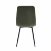 Scaun Aria, 45x54x87 cm, Metal/Stofa Raita, Verde Olive picture - 6