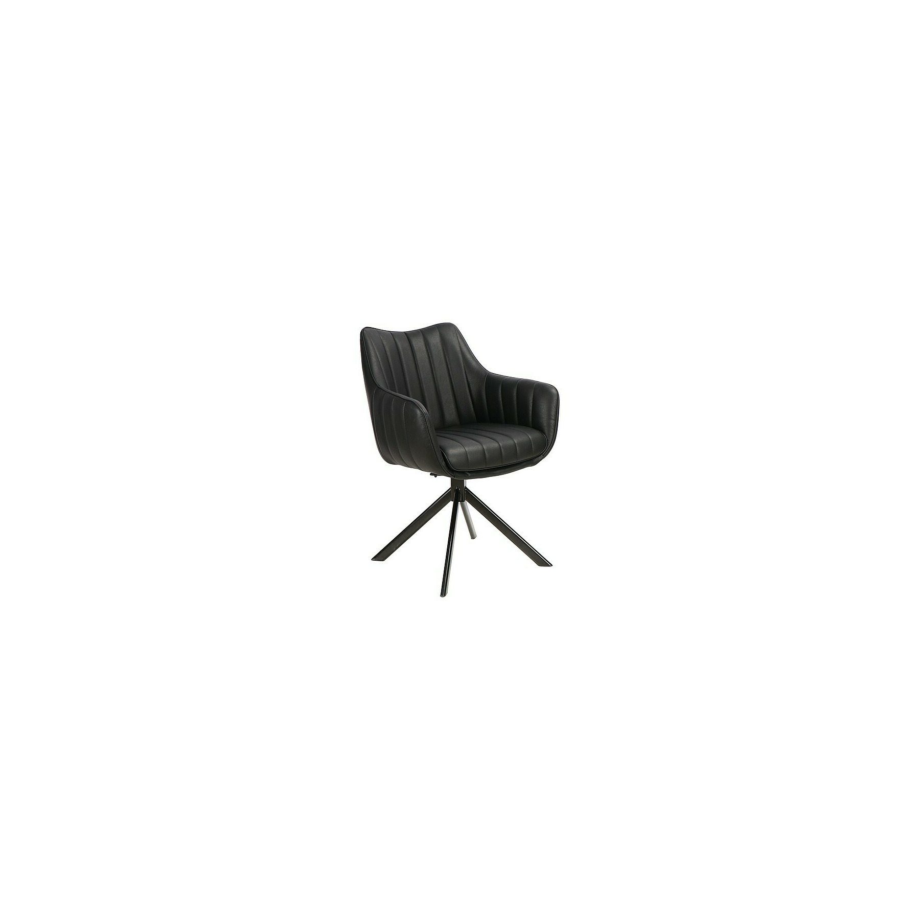 Scaun azalia, piele sintetica, 61x58x86 cm, negru