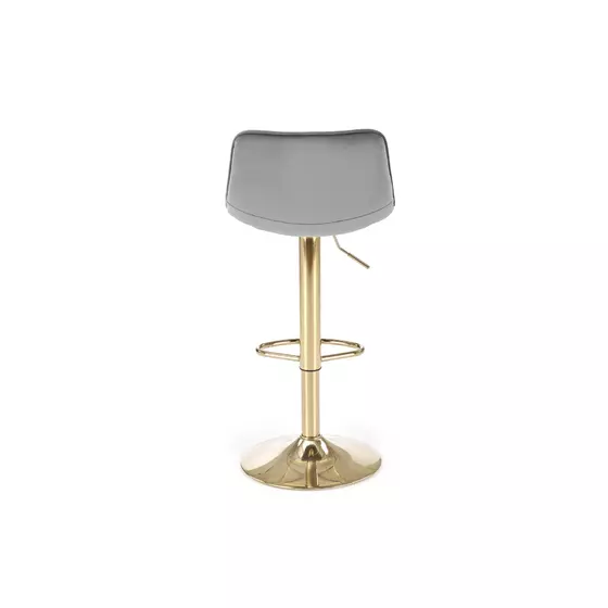Scaun Bar Hans 120, 43x44x84-106 cm, Gri/Auriu picture - 4