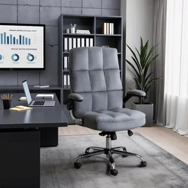 Scaun Birou Londrix, 74x73x108-118 h cm, Gri/Metal