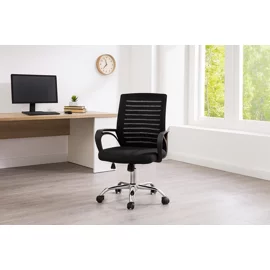 Scaun Birou Torno, 63x56x91-100 cm, Negru