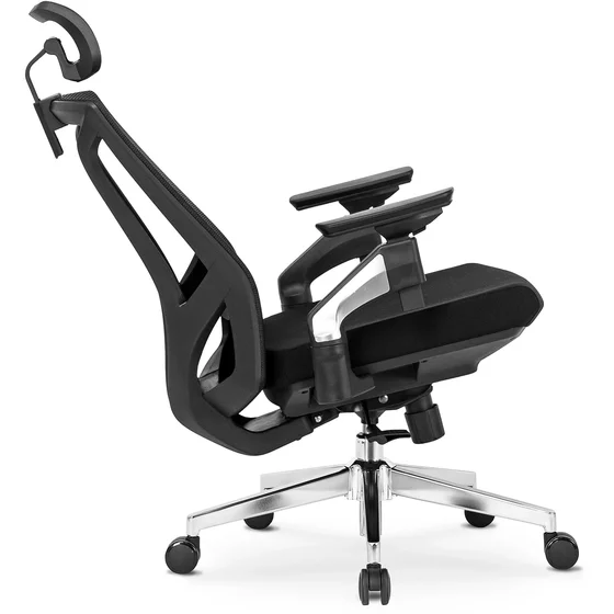 Scaun Birou Wilmark, 70x73x118-130 h cm, Negru/Mesh/Metal picture - 7