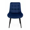 Scaun Caprice 52x62x87 h cm, Catifea Albastru Inchis picture - 2