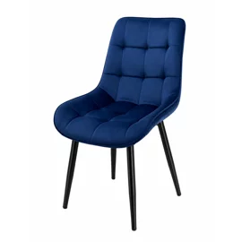 Scaun Caprice 52x62x87 h cm, Catifea Albastru Inchis