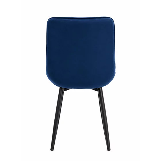 Scaun Caprice 52x62x87 h cm, Catifea Albastru Inchis picture - 4