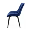 Scaun Caprice 52x62x87 h cm, Catifea Albastru Inchis picture - 5