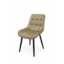 Scaun Caprice 52x62x87 h cm, Catifea Beige