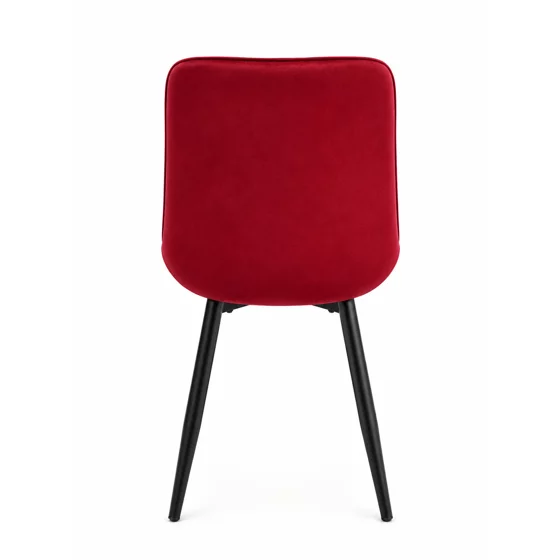 Scaun Caprice 52x62x87 h cm, Catifea Bordo picture - 3