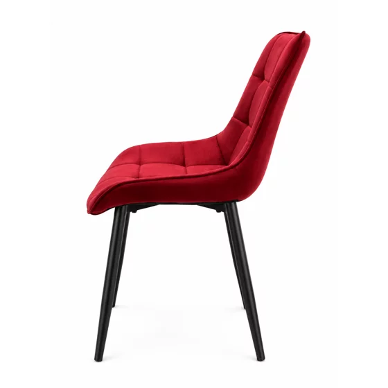 Scaun Caprice 52x62x87 h cm, Catifea Bordo picture - 2