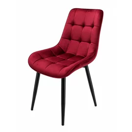 Scaun Caprice 52x62x87 h cm, Catifea Bordo
