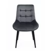 Scaun Caprice 52x62x87 h cm, Catifea Gri picture - 2