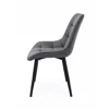 Scaun Caprice 52x62x87 h cm, Catifea Gri picture - 3