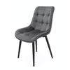 Scaun Caprice 52x62x87 h cm, Catifea Gri picture - 1
