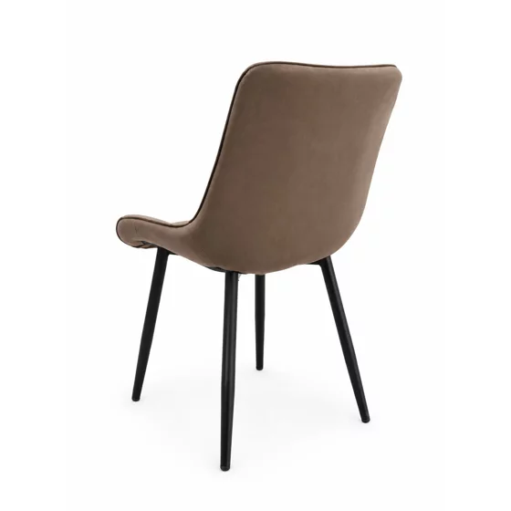 Scaun Caprice 52x62x87 h cm, Catifea Maro picture - 4