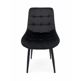 Scaun Caprice 52x62x87 h cm, Catifea Neagra