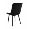 Scaun Caprice 52x62x87 h cm, Catifea Neagra picture - 3