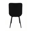 Scaun Caprice 52x62x87 h cm, Catifea Neagra picture - 4