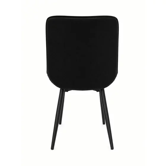 Scaun Caprice 52x62x87 h cm, Catifea Neagra picture - 4