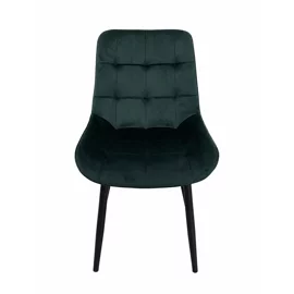 Scaun Caprice 52x62x87 h cm, Catifea Verde Inchis