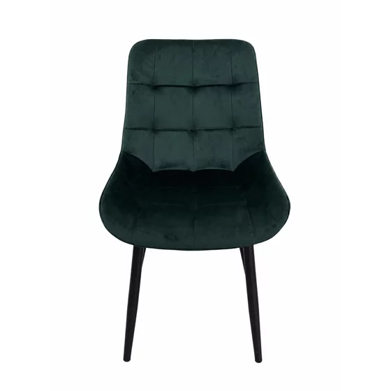 Scaun Caprice 52x62x87 h cm, Catifea Verde Inchis picture - 2