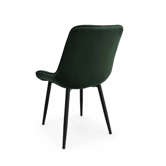 Scaun Caprice 52x62x87 h cm, Catifea Verde Inchis picture - 5