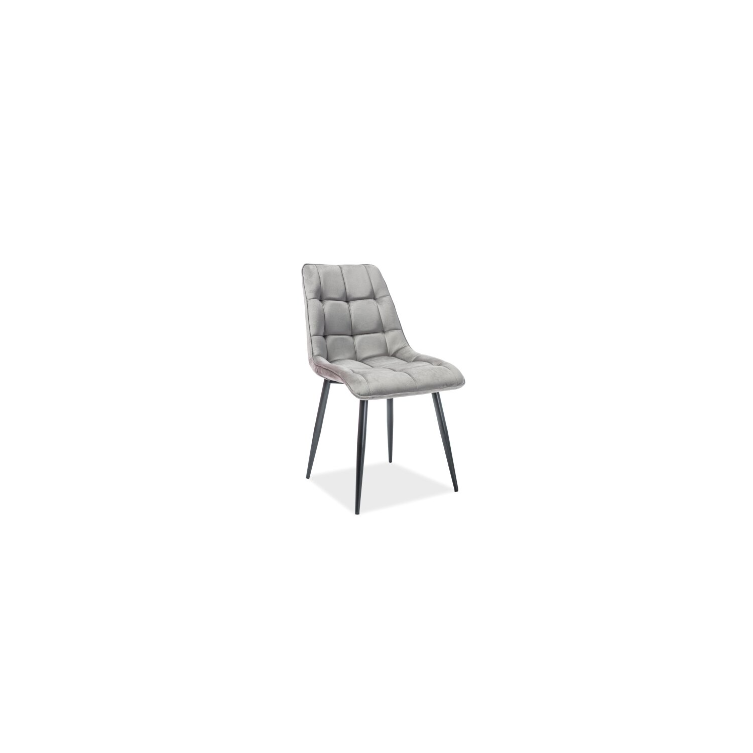 Scaun chic velvet gri bluvel 14