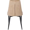 Scaun Corus, 53x59x87 H CM, Structura metalica, Negru/Beige picture - 4