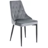 Scaun Corus, 53x59x87 H CM, Structura metalica, Negru/Gri picture - 1