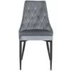 Scaun Corus, 53x59x87 H CM, Structura metalica, Negru/Gri picture - 3