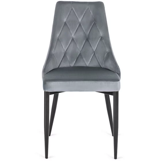 Scaun Corus, 53x59x87 H CM, Structura metalica, Negru/Gri picture - 3