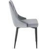 Scaun Corus, 53x59x87 H CM, Structura metalica, Negru/Gri picture - 4