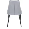 Scaun Corus, 53x59x87 H CM, Structura metalica, Negru/Gri picture - 5