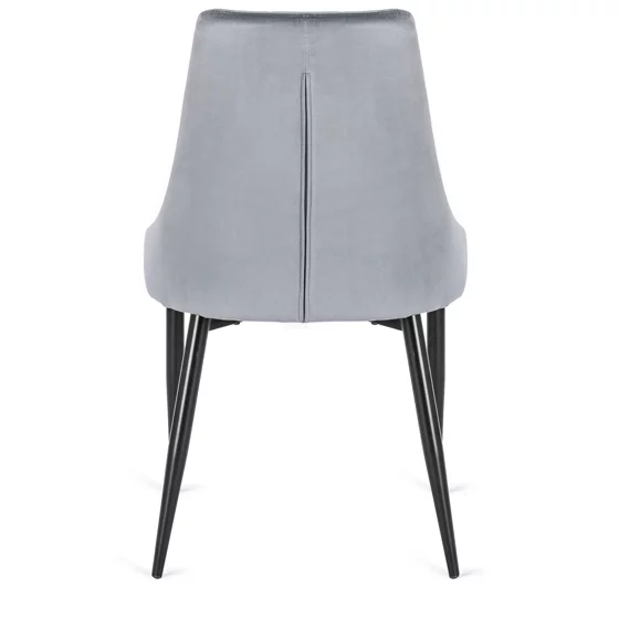 Scaun Corus, 53x59x87 H CM, Structura metalica, Negru/Gri picture - 5