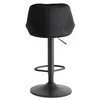 Scaun de Bar Embu, 45x48x83/104 cm, Metal/Catifea, Negru picture - 8
