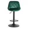 Scaun de Bar Embu, 45x48x83/104 cm, Metal/Catifea, Verde picture - 2